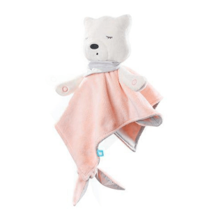 myHummy® - Hvit støy bamse myCuddly rosa